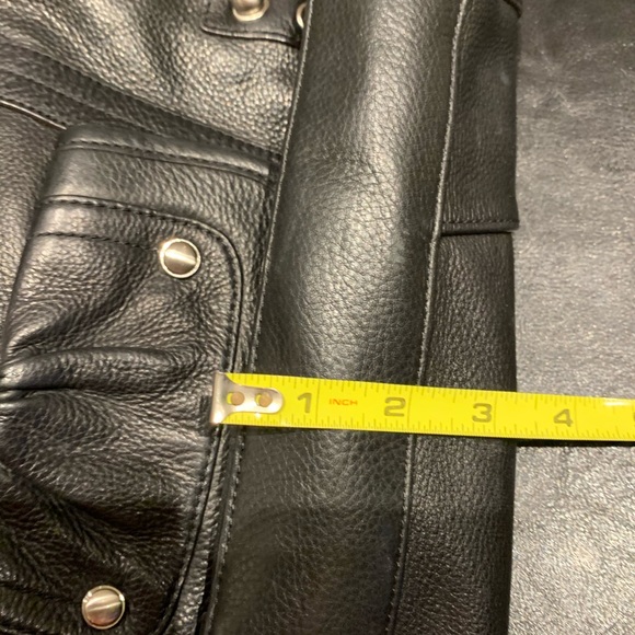 B. Makowsky Black Leather Hobo/Shoulder Bag - Picture 15 of 15